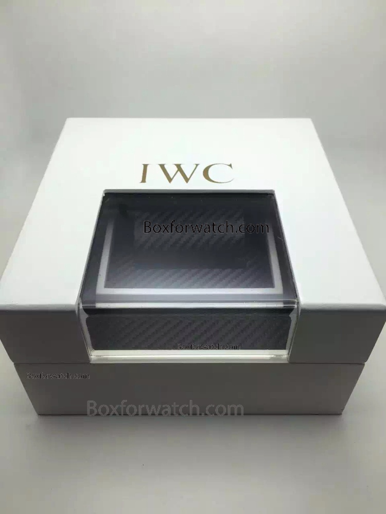 AAA Grade IWC Replica Watch Box Display - White Wooden Case